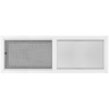 36"x12" Vinyl Slider Low-E Obscure Tempered Glass Window