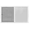 36"x24" Vinyl Slider Low-E Obscure Tempered Glass Window