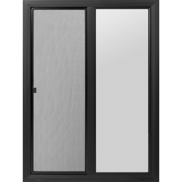36"x48" Premium 5000 Series Black Sliding Ultra Low-E Vinyl Window