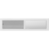 48"x12" 5000 Series Retrofit Vinyl Sliding Low-E Tempered Obscure Glass Window