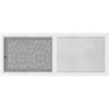 48"x18" Vinyl Slider Low-E Obscure Tempered Glass Window