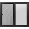 EZ TRIM PREM VINYL SLIDER ULTRA LOW-E 48"X42" BLACK EXT.