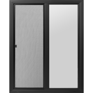 48"x60" Black Vinyl Ultra Low-E Window