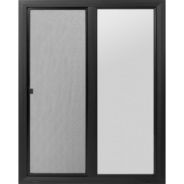 EZ TRIM PREM VINYL SLIDER ULTRA LOW-E 48"X60" BLACK EXT.