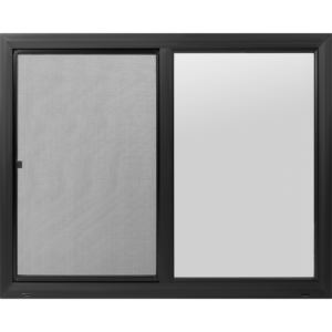 60"x48" Black Vinyl Ultra Low-E Window
