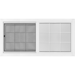 72"x36" Vinyl EZ Trim Clear Low-E Window with Grid