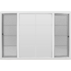 96"x48" Vinyl EZ Trim Clear Low-E Window with Grid