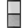24"x48" 5000 Series Retrofit Black Vinyl Single Hung Low-E Window