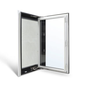 24"x24" Premium 5000 Series Right-Handed Casement Black Window