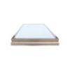 24" x 48" Double Dome Bronze Curb Mount Skylight
