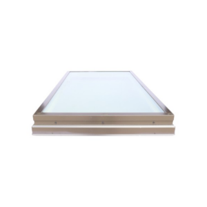 24" x 48" Double Dome Bronze Curb Mount Skylight