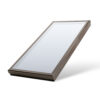 24" x 48" Flat Low-E Glass Curb Mount Bronze Frame Skylight