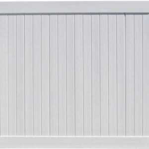 EZ white vinyl fence panel