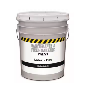 Five Gallon Glidden Maintenance Interior/Exterior Flat White Paint