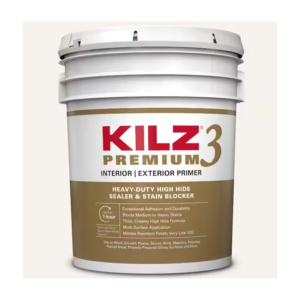 Five Gallon Kilz Premium White Heavy Duty High Hide Interior/Exterior Primer