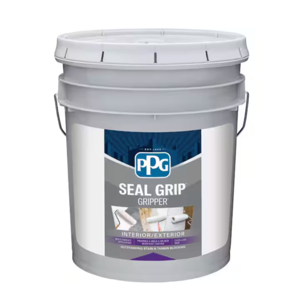 Five Gallon PPG Gripper White Interior/Exterior Acrylic Primer