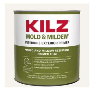 One Gallon Kilz White Mold and Mildew Interior/Exterior Primer