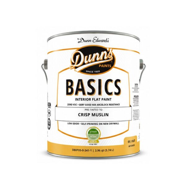 One Gallon Dunn's Flat Crisp Muslin Interior Paint