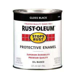 One Gallon Rust-Oleum Metal Gloss Black Paint