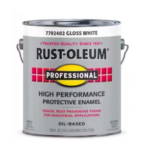 One Gallon Rust-Oleum Metal Gloss White Paint