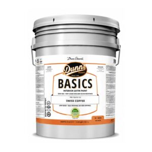 Five Gallon Dunn's Satin Swiss Coffee Interior Paint