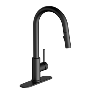 Boisdale Matte Black Pull-Down Kitchen Faucet