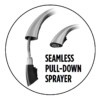 Brie Faucet Seamless Pull-Down Sprayer
