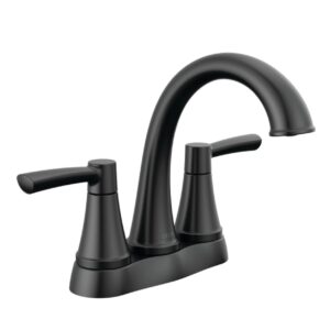Delta Casara Two-Handle Black Bathroom Faucet