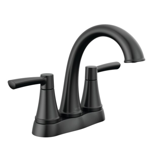 Delta Casara Two-Handle Black Bathroom Faucet