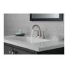 Delta Casara Two-Handle Nickel Bathroom Faucet lifestyle