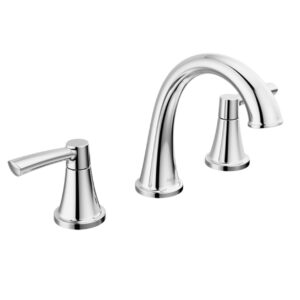Delta Casara Two-Handle On Center Chrome Bathroom Faucet