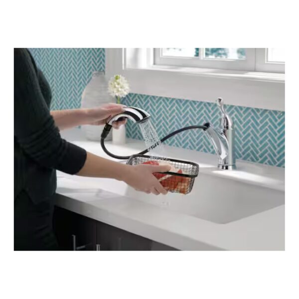 Delta Grant Chrome Pull Out Kitchen Faucet
