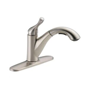 Delta Grant Stainless Pull Out Kitchen Faucet
