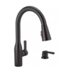 Delta Marca Black Pull Down Kitchen Faucet