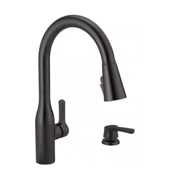 Delta Marca Black Pull Down Kitchen Faucet