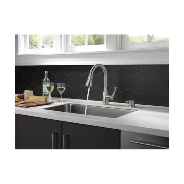 Delta Owndale StainlessPull Down Kitchen Faucet lifestyle