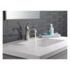 Delta Portwood One-Handle Bathroom Faucet In Brushed Nickel lifestyle