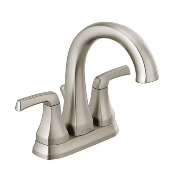 Delta Portwood Two-Handle Bathroom Faucet In Brushed Nickel
