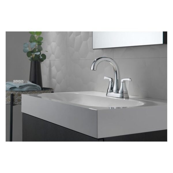 Delta Portwood Two-Handle Nickel Bathroom Faucet