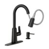 Edwyn One-Handle High Arc Pulldown Kitchen Faucet detail