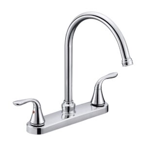 Hi Arc Chrome 2-Handle Kitchen Faucet