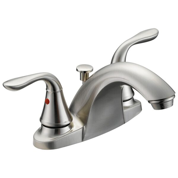 Hi Arc Two-Handle Bathroom Faucet In Brushed Nickel