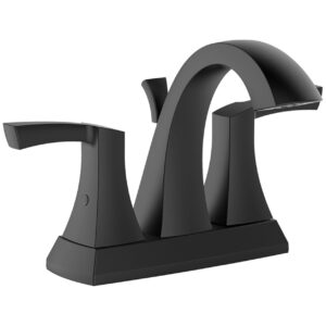 Laza Two-Handle Bathroom Faucet In Matte Black