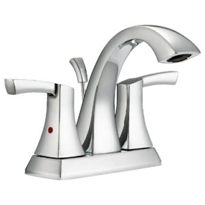 Laza Two-Handle Hi Arc Bathroom Faucet In Chrome
