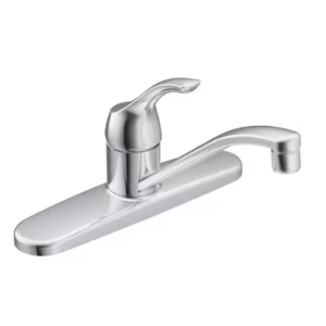 Moen Adler Chrome Low Arc Kitchen Faucet