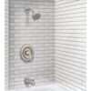 Moen Adler Single-Handle Tub/Shower Faucet In Brushed Nickel lifestyle