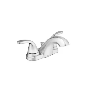 Moen Adler Two-Handle Chrome Bathroom Faucet detail