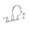 Moen Caldwell Chrome Two-Handle High Arc Kitchen Faucet