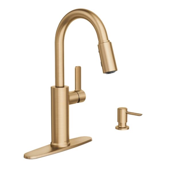 Moen Durani Bronzed Gold Pull-Down Kitchen Faucet