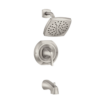 Moen Lindor Single-Handle Tub/Shower Faucet In Brushed Nickel